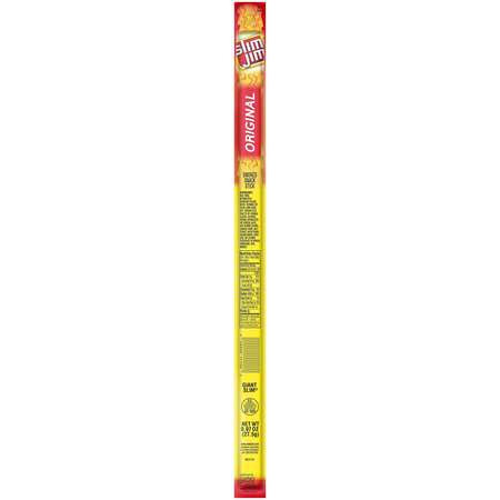 SLIM JIM Slim Jim Giant Snack Sticks .97 oz. Sticks, PK144 2620011700
